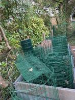 Groene draad & houten schapenhekwerk & compostbakken, Enlèvement, Utilisé, Fil
