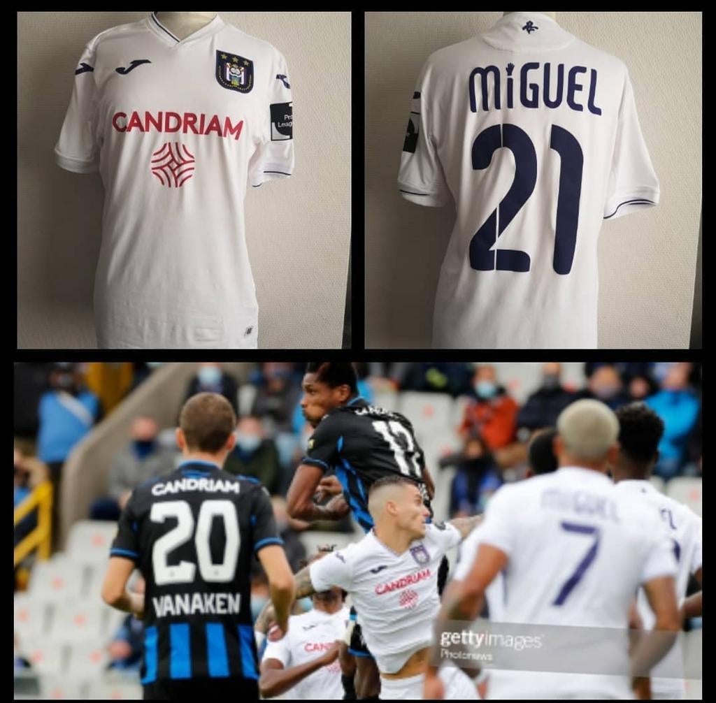 Maillot Anderlecht édition spéciale Miguel shirt RSCA, Ophalen of Verzenden, Shirt