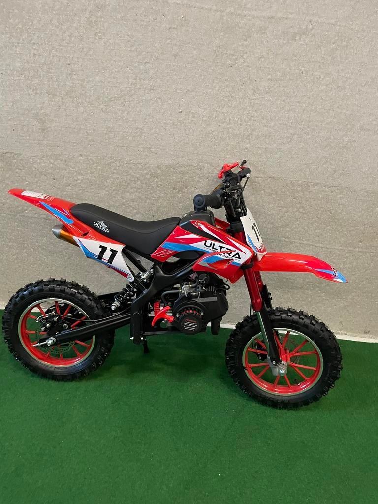 Nieuwe Ultra 49CC benzine kinder crossmotor in 5 kleuren, Kinderen en Baby's, Speelgoed | Buiten | Actiespeelgoed, Nieuw, Ophalen