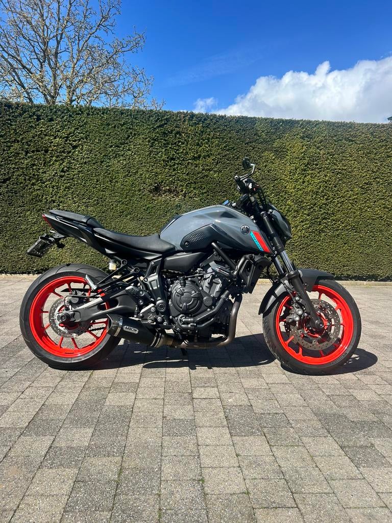 Yamaha MT07 2021 A2 verlaagd, Motos, Motos | Yamaha, Particulier, Naked bike, 12 à 35 kW, 2 cylindres, Permis Moto A2 minimum