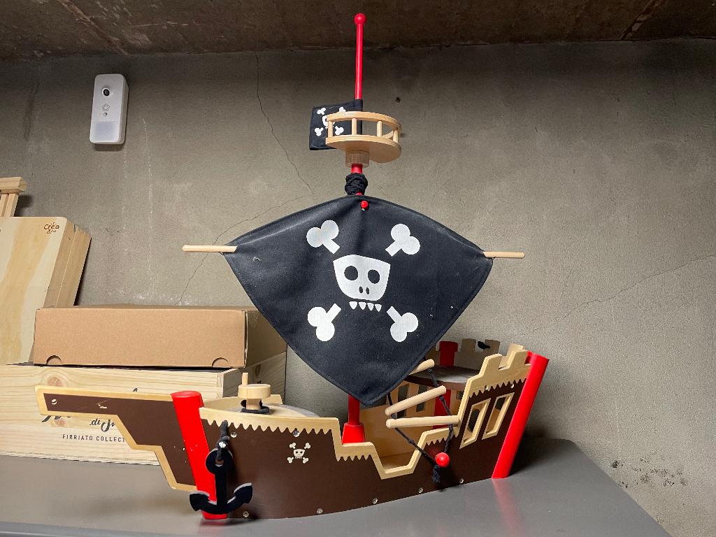 Bateau pirate, Enlèvement, Utilisé