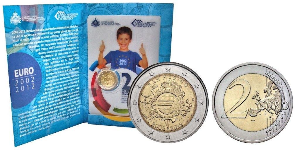 San-Marino - 2 euro 2012 EMU, Postzegels en Munten, Munten | Europa | Euromunten, Ophalen of Verzenden, San Marino, 2 euro, Setje
