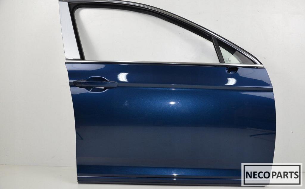 VW PASSAT B8 RECHTER VOORDEUREN RECHTS VOOR LI7F LEVERBAAR!!, Gebruikt, -, Volkswagen, -