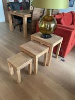 3 bijzettafels, Klassiek, Comme neuf, Enlèvement, Rectangulaire