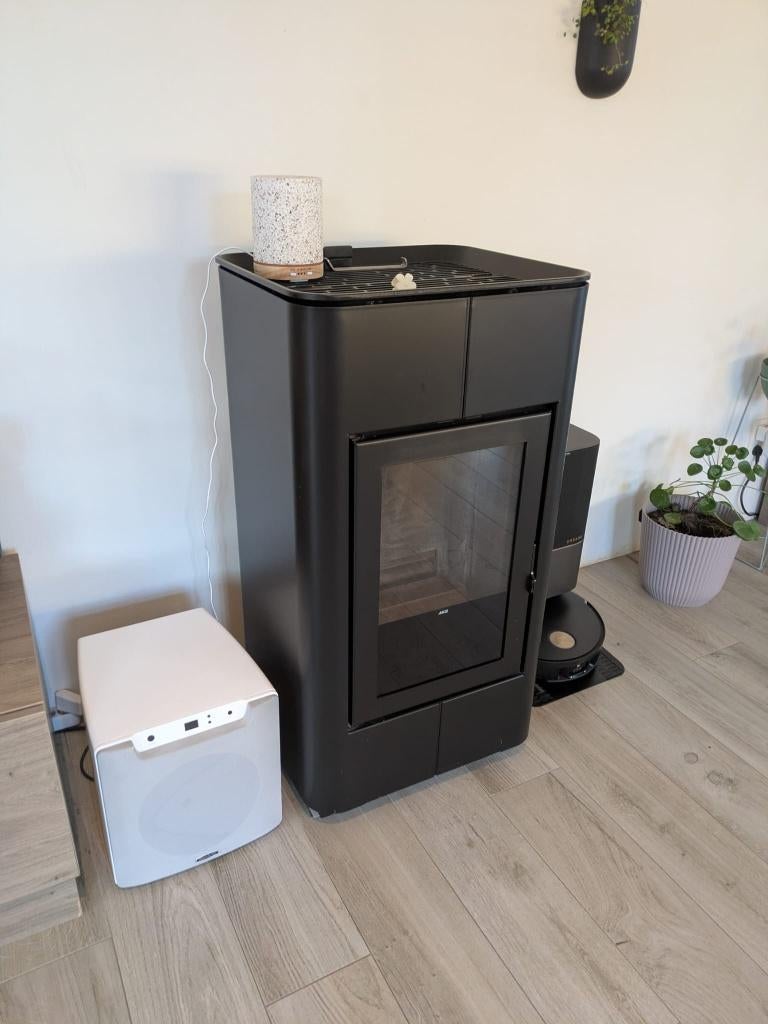 MCZ Tray Cap Natural Pelletkachel 2.4-8KW, Ophalen, Gebruikt, Pelletkachel, Vrijstaand