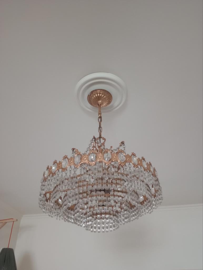 Vintage kroonluchter., Huis en Inrichting, Lampen | Kroonluchters, Ophalen of Verzenden