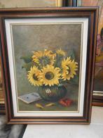 olieverf op doek, zonnebloemen, Enlèvement ou Envoi