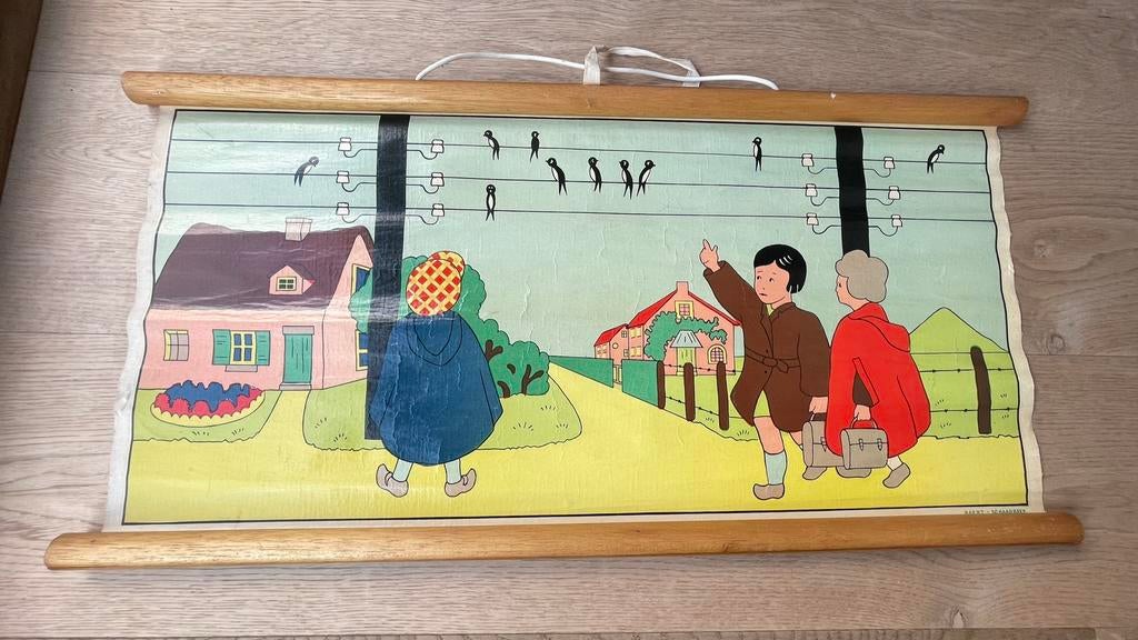 Peinture sur toile., Maison & Meubles, Enlèvement ou Envoi, Utilisé, Tableau