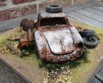 Diorama de la Porsche 356 Junkyard, Enlèvement ou Envoi, Utilisé, Voiture, Autres marques