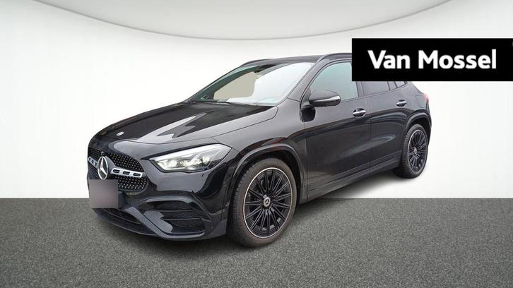 Mercedes-Benz GLA 250 4MATIC AMG Line + LEDER + BURMESTER +, Auto's, Mercedes-Benz, Bedrijf, Te koop, GLA, 360° camera, 4x4, Airbags
