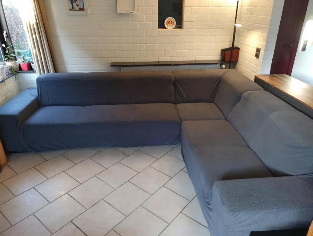 Fauteuil d'angle 3x2 places, en bon état GRATUIT, Enlèvement, Utilisé, Tissus