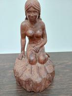 Zeemermin in houtsnijwerk, Antiek en Kunst, Ophalen