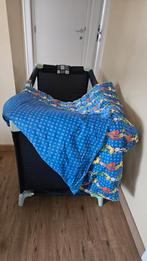 Opvouwbaar babybed, incl matras,donsdeken en hoeslaken, Kinderen en Baby's, Ophalen, Hoeslaken of Sloop, Zo goed als nieuw, Jongetje of Meisje