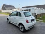 FIAT 500 1.2i BENZINE AUTOMAAT GEKEURD PANODAK WEINIG KM! ✅, Auto's, Stof, Beige, 1198 cc, Wit