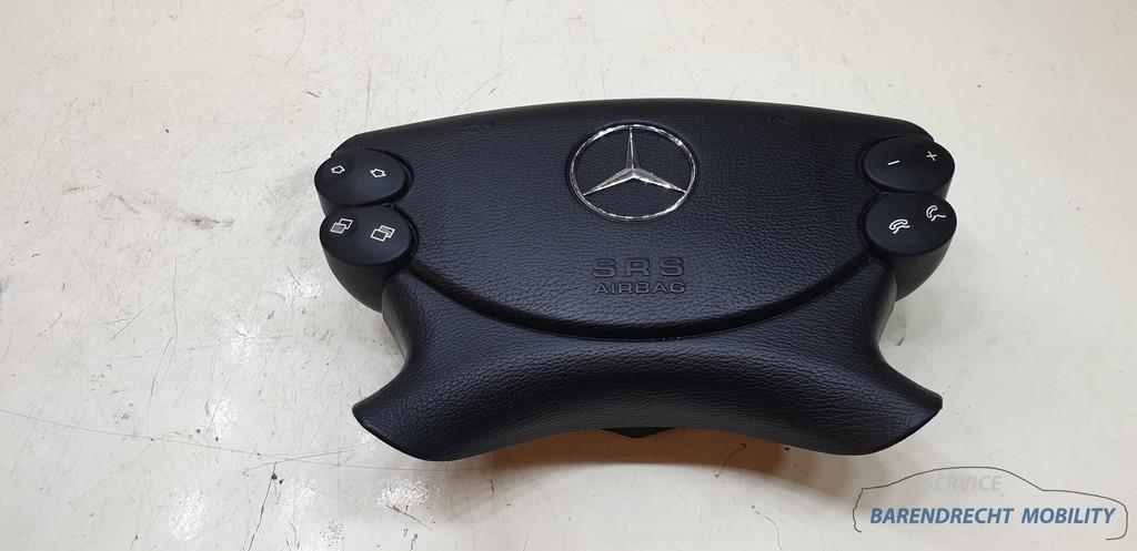 Mercedes W209 W463 R230 W211 W219 leer leder zwart stuur air, Autos : Pièces & Accessoires, Mercedes-Benz AG, Mercedes-Benz, Utilisé