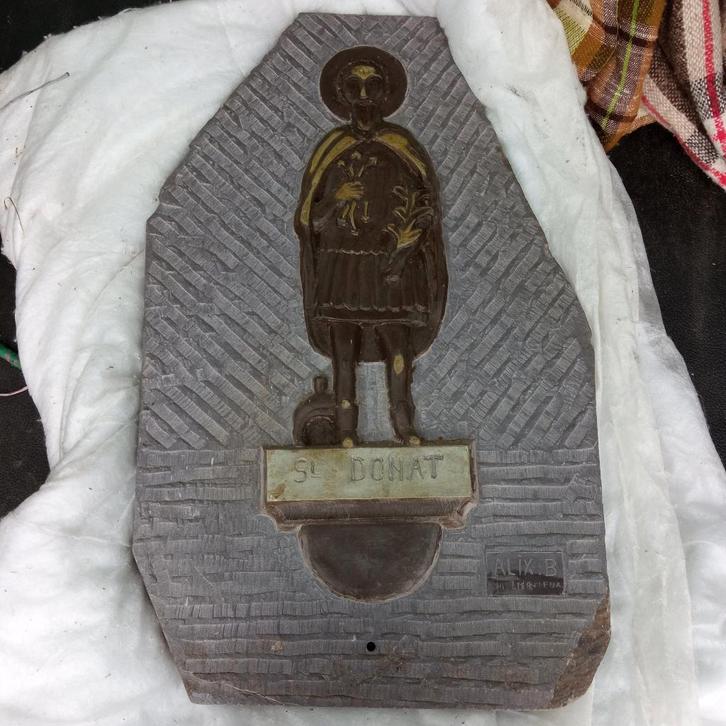sculpture  SAINT DONAT et st victor, Antiquités & Art, Antiquités | Objets religieux, Enlèvement