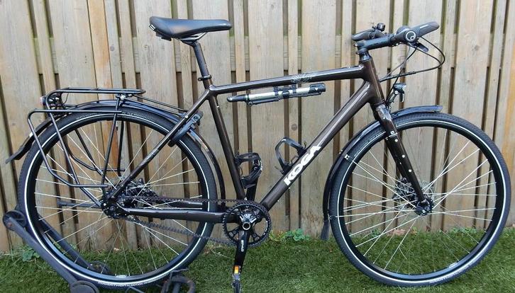 Koga WorldTraveller-S 54 Cm Riemaandrijving+Schijfremmen, Vélos & Vélomoteurs, Vélos | Hommes | Vélos pour homme, Comme neuf, Autres marques