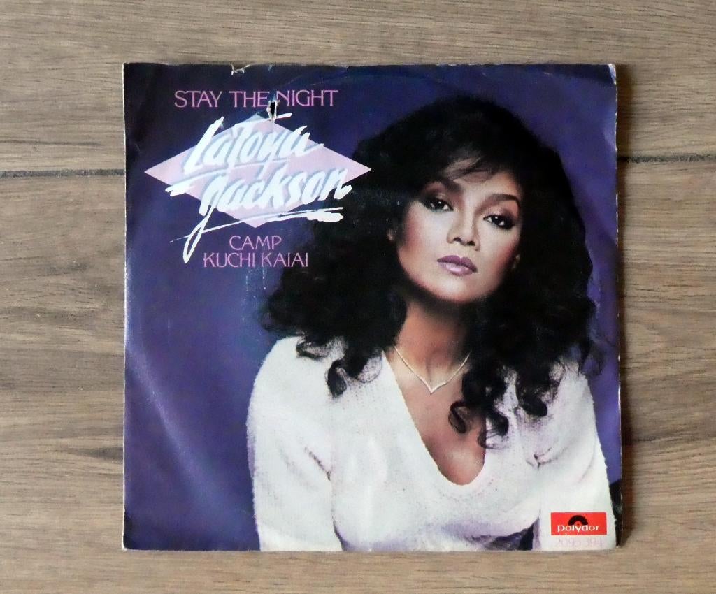 45 tours - LaToya Jackson - Stay the night, CD & DVD, Vinyles | Autres Vinyles, Enlèvement ou Envoi