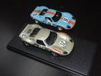 Lot de 2 Ford GT40 Le Mans Ixo 1/43, Enlèvement ou Envoi, Utilisé, Voiture, Autres marques