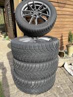Winterbanden Borbet zwart ALU  215/55R16, Auto-onderdelen, Ophalen, 16 inch, Banden en Velgen, Winterbanden