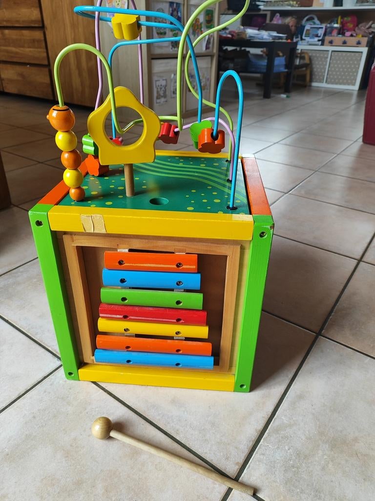 Cube bois jeux enfants, Enlèvement