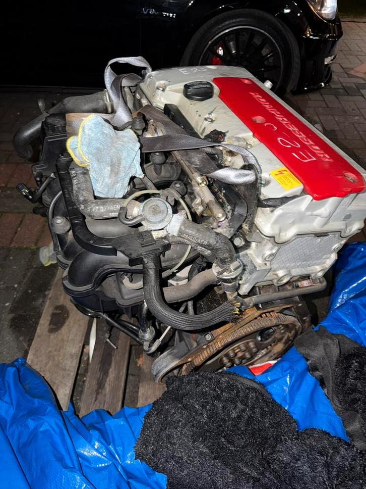 M111.956/7 E200 kompressor motorblok 150.000kms!!, Auto-onderdelen, Motor en Toebehoren, Mercedes-Benz, Gebruikt, Ophalen