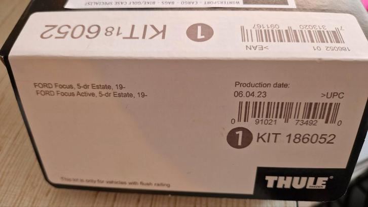 Thule Kit 186052 voor Ford Focus, Autos : Divers, Porte-bagages, Enlèvement ou Envoi