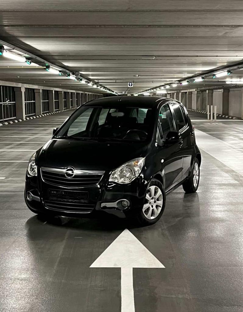 Opel Agila 2009, Auto's, Zwart, Zwart, 5 deurs, Particulier