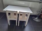 Kindertafeltje en twee stoeltjes, Ophalen, Gebruikt
