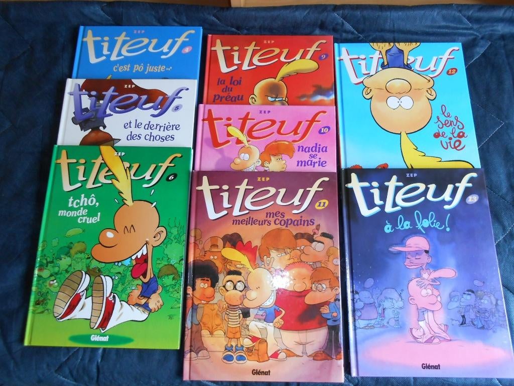 Bande dessinée Titeuf, Livres, BD, Plusieurs BD, Enlèvement ou Envoi, Zeb, Comme neuf