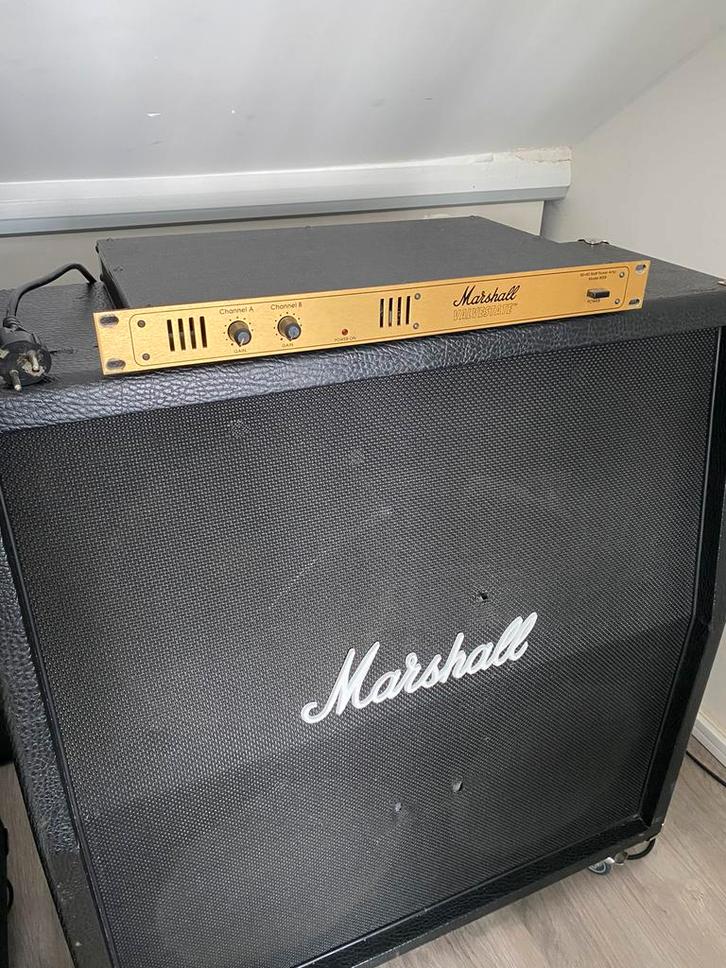 Mashall Valvestate 80+80 Watt Power Amp Model 8008, Musique & Instruments, Amplis | Basse & Guitare, Comme neuf, Enlèvement