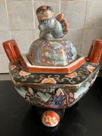 Brûleur d'encens japonais vintage en porcelaine Satsuma, Antiquités & Art, Enlèvement