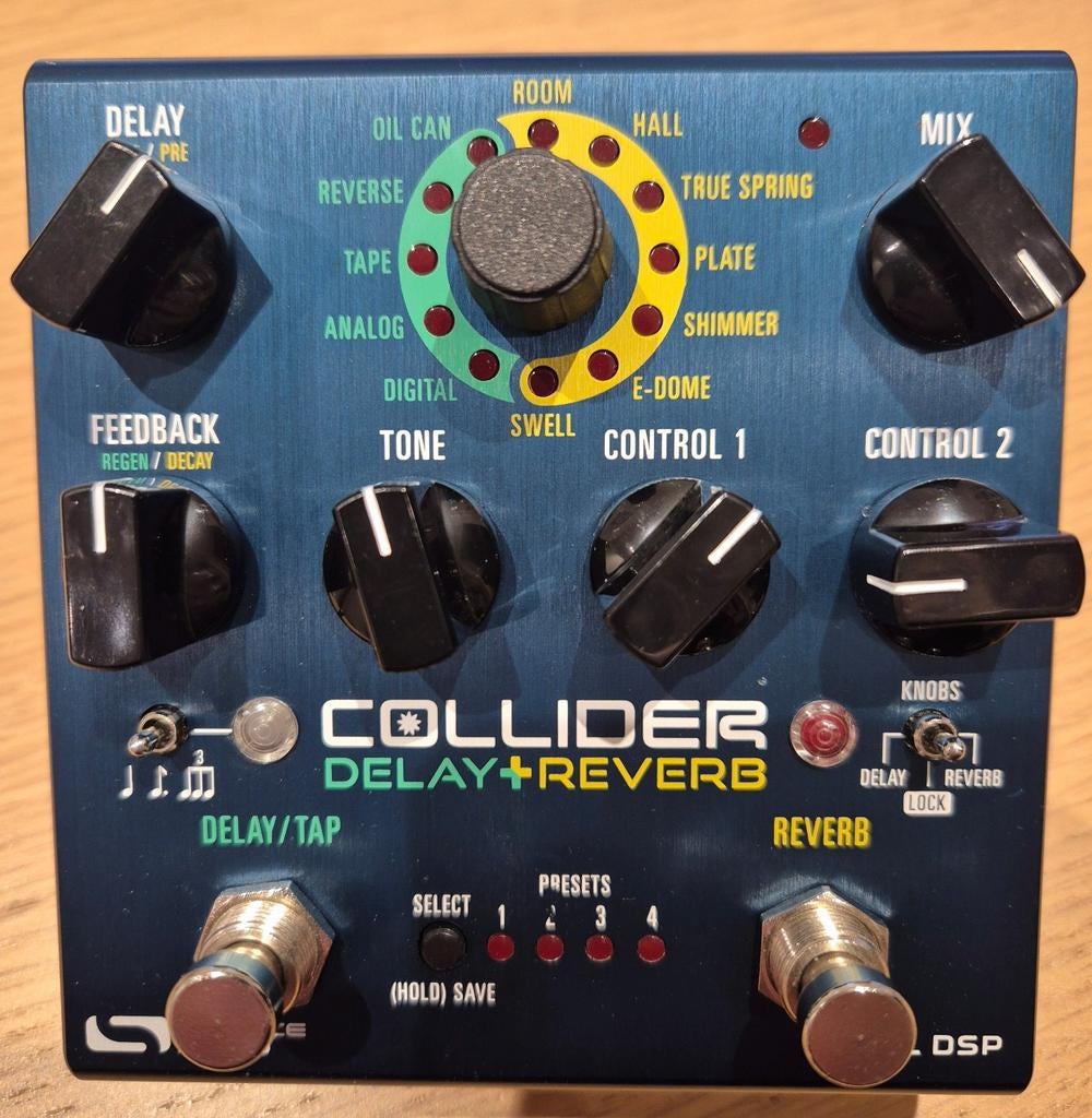 Source Audio Collider, Muziek en Instrumenten, Effecten, Zo goed als nieuw, Delay of Echo, Reverb, Ophalen of Verzenden