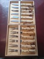 Unieke vintage ongebruikte Loubinox France BBQ bestekset, Ophalen of Verzenden