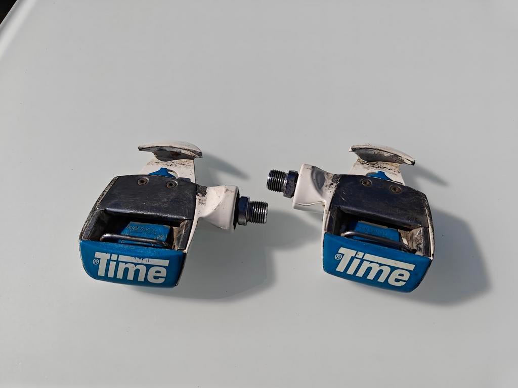 vintage Time pedalen - team Banesto, Ophalen of Verzenden, Gebruikt, Racefiets, Crankstel of Pedalen