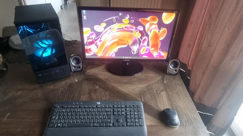 Pc, Ophalen, Gebruikt, 32 GB, Met monitor