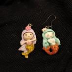 Zeemeermin oorbellen, Ophalen of Verzenden, Nieuw, Overige materialen, Hangers