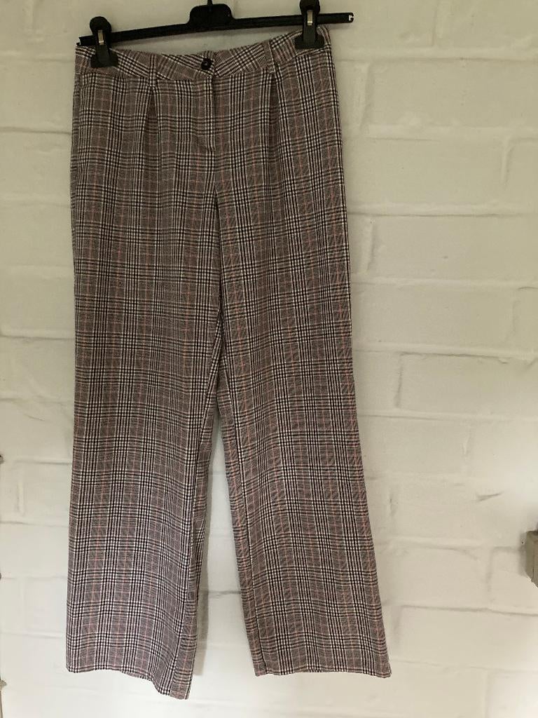 Geruite bruine lange broek, Fish & Chips, 170 prima staat, Kinderen en Baby's, Kinderkleding | Maat 170, Broek, Fish & Chips, Meisje