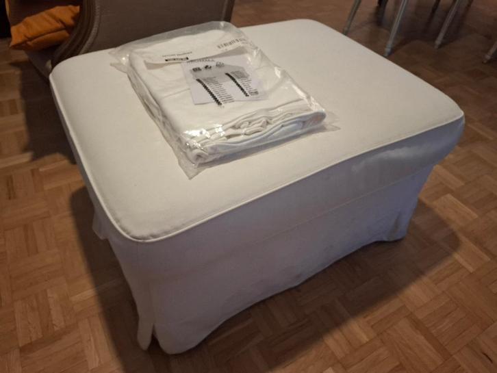 Ektorp Bromma voetenbank + nieuwe hoes (IKEA), Huis en Inrichting, Zetels | Voetbanken en poefs, Zo goed als nieuw, 50 tot 75 cm
