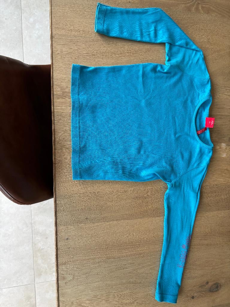 esprit blauwe longsleeve maat 116 122, Enfants & Bébés, Vêtements enfant | Taille 116, Enlèvement ou Envoi, Chemise ou À manches longues