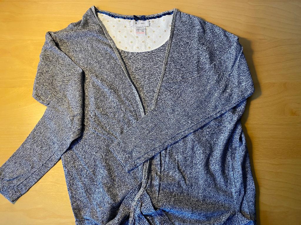 La Redoute Teens grijs vest voor meisjes van 10 jaar, Kinderen en Baby's, Kinderkleding | Maat 140, Meisje, Trui of Vest, Zo goed als nieuw