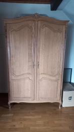 kleerkast in vol hout, Ophalen, 100 tot 150 cm, Eikenhout, Zo goed als nieuw