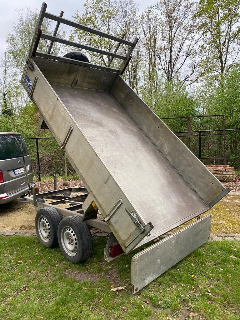 Kipper aanhangwagen BCW 2 ton, Enlèvement, Utilisé