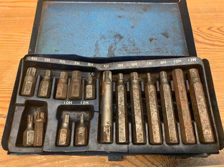 Speciale dikke bits - 6kantsleutel - torX, Bricolage & Construction, Outillage | Outillage à main, Utilisé, Enlèvement