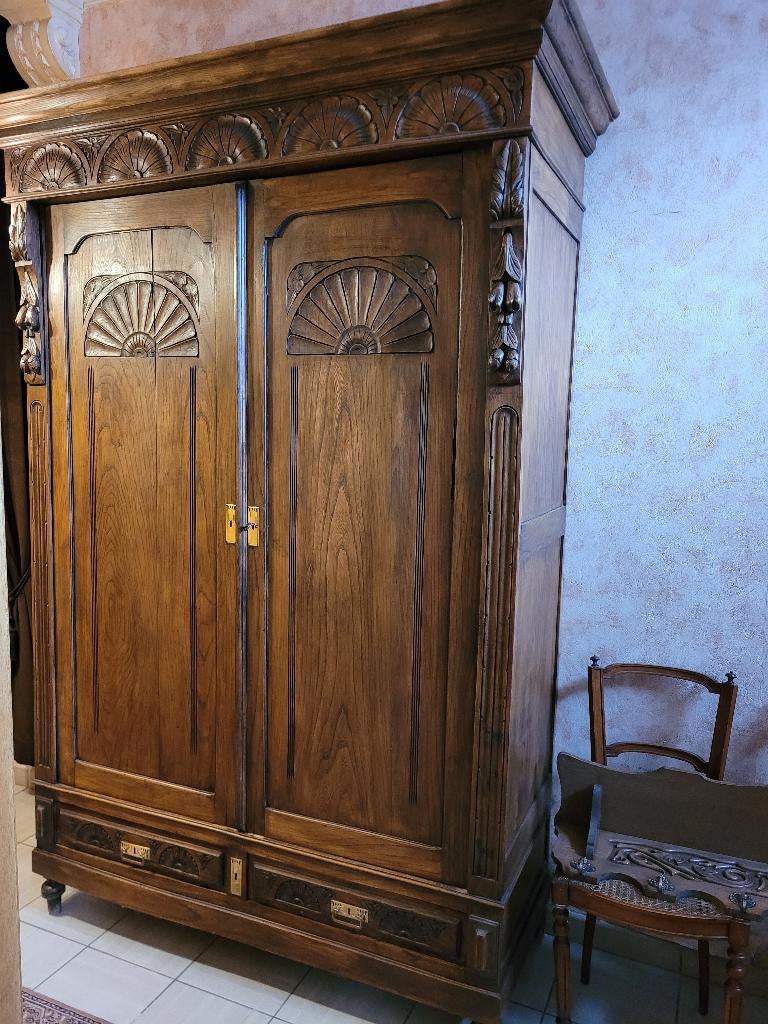 antieke kleerkast, Antiquités & Art, Enlèvement