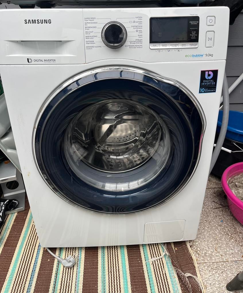 Wasmachine Samsung (eco bubble), Ophalen, Zo goed als nieuw