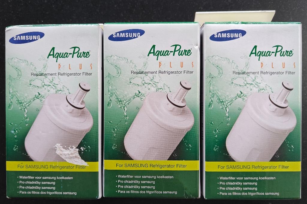 Samsung koelkast 3 waterfilters aqua-pure DA29-00003F/HAFIN1, Ophalen of Verzenden, Nieuw