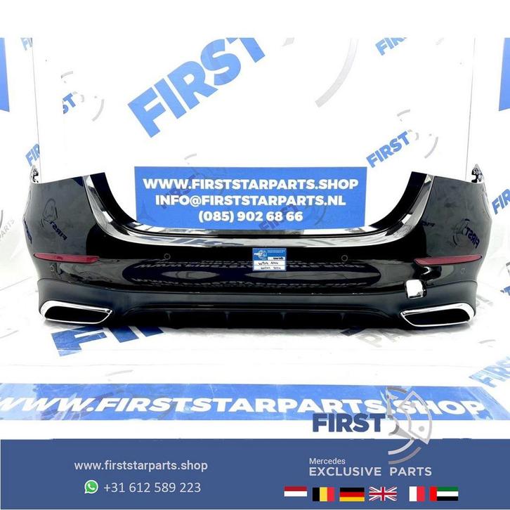 W214 BUMPER + DIFFUSER AMG ACHTERBUMPER 2023-2026 BUMPER + D, Auto-onderdelen, Carrosserie, Bumper, Mercedes-Benz, Achter, Gebruikt