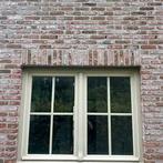 Houten raam met dubbel glas 140 * 113, Double vitrage, Fenêtre de façade ou Vitre, Enlèvement, Utilisé