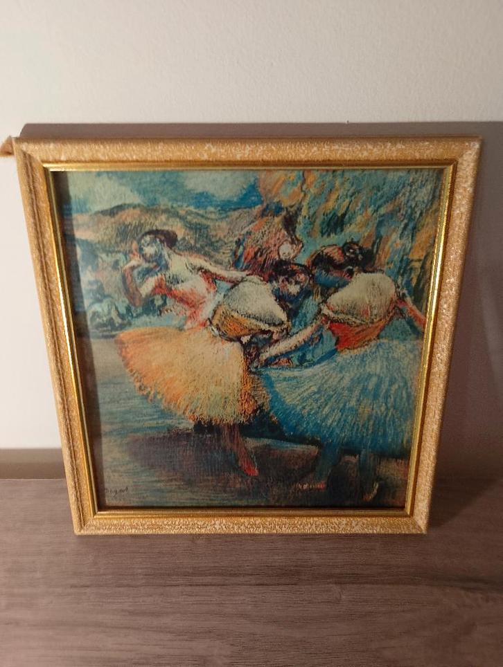 Tableau ancien des 3 danseuses de Degas cadre doré, Antiquités & Art, Art | Peinture | Classique, Enlèvement ou Envoi